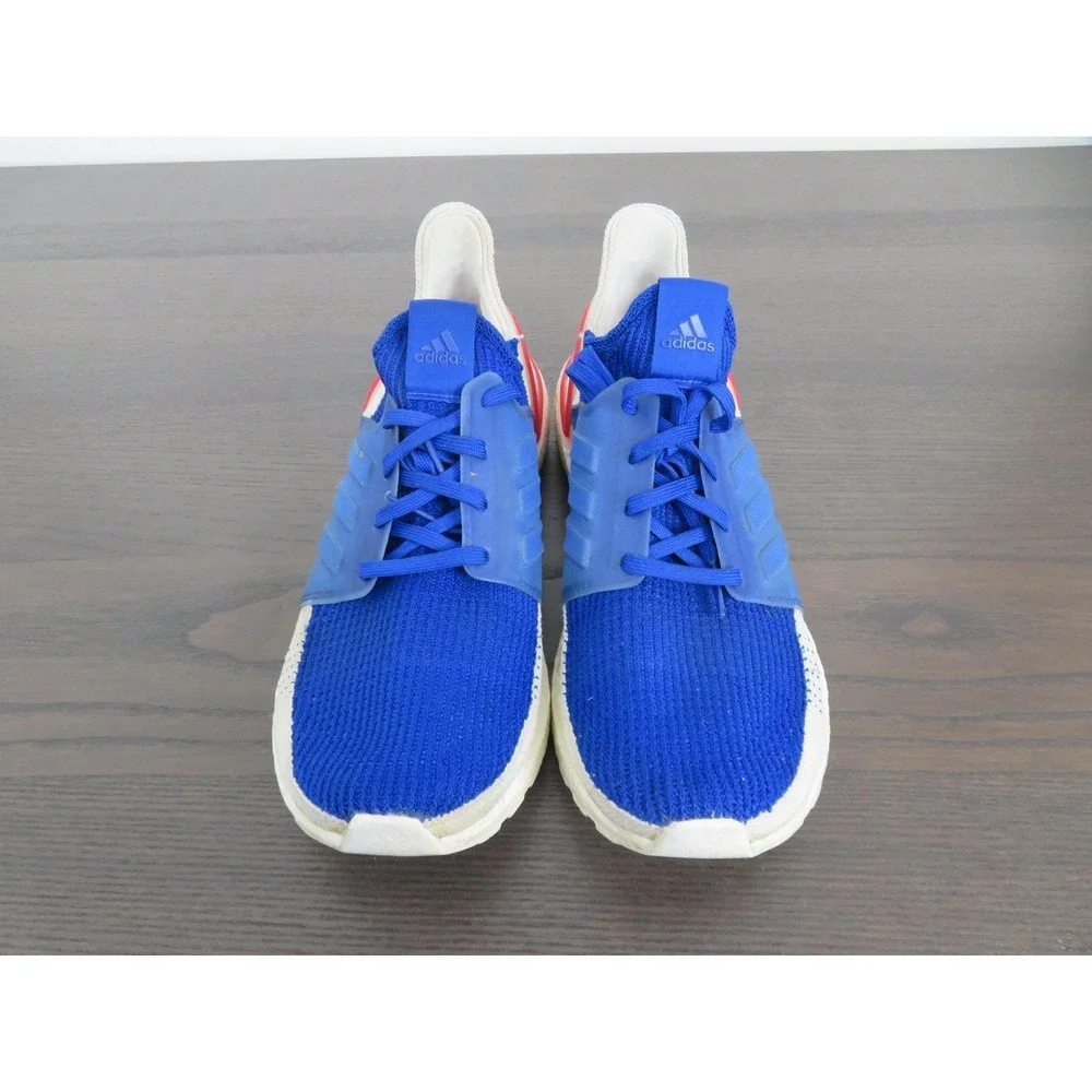 Adidas Ultraboost 19 Shoes Mens Size 12 Blue Running Sneakers EF1340 Gym Comfort